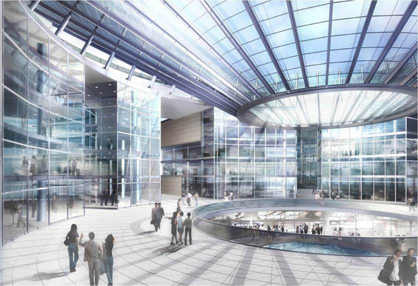 上海金融业务区（表滩源）城市设计成效图