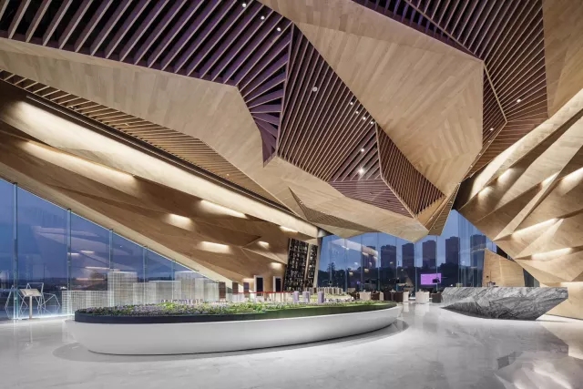 主展厅室内空间，南宫NG28构筑设计